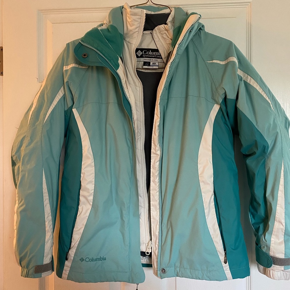 Columbia two in one coat